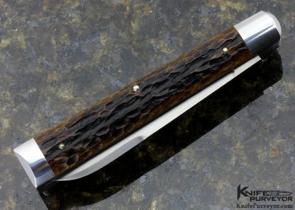 Reese Bose Custom Knife 2 Blade Jigged Bone Doctor's Knife - Image 4