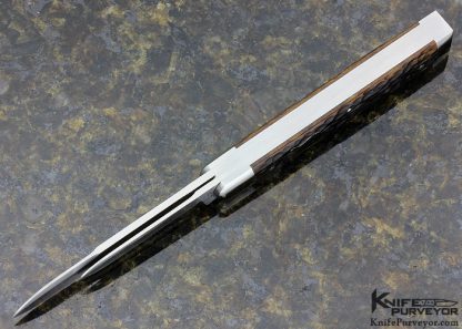 Reese Bose Custom Knife 2 Blade Jigged Bone Doctor's Knife - Image 5