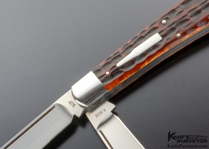 Reese Bose Custom Knife Jigged Bone Trapper #2 - Image 2