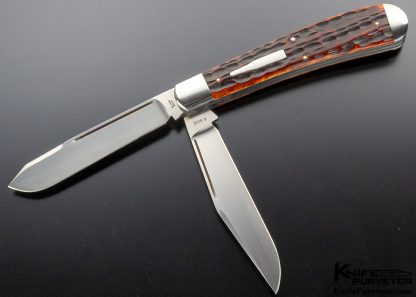 Reese Bose Custom Knife Jigged Bone Trapper #2