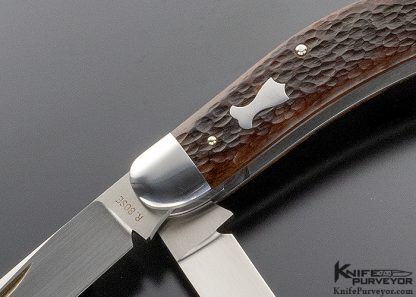 Reese Bose Custom Knife 3 Blade Jigged Bone Sowbelly Slip Joint - Image 2