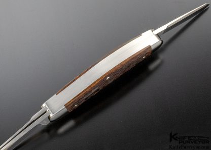 Reese Bose Custom Knife 3 Blade Jigged Bone Sowbelly Slip Joint - Image 6