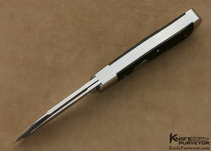 Reese Bose Custom Knife Jigged Bone Dogleg Trapper Slip Joint - Image 4