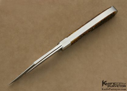 Reese Bose Custom Knife Jigged Bone Remington Bullet R-1263 Slip Joint #5 - Image 5
