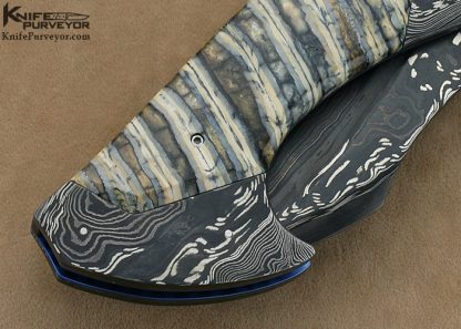 Reese Weiland Custom Knife Chuck Hawes & Mammoth Molar Jumbo Rastor Double Action Automatic Linerlock - Image 5