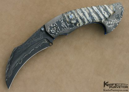 Reese Weiland Custom Knife Chuck Hawes & Mammoth Molar Jumbo Rastor Double Action Automatic Linerlock
