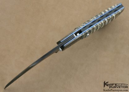 Reese Weiland Custom Knife Chuck Hawes & Mammoth Molar Jumbo Rastor Double Action Automatic Linerlock - Image 7