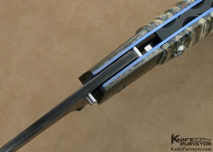 Reese Weiland Custom Knife Chuck Hawes & Mammoth Molar Jumbo Rastor Double Action Automatic Linerlock - Image 8