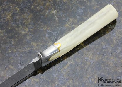 Reinhard Tschager Custom Knife Italian Elk Hunter with 18Kt Gold Inlays - Image 5