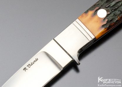 Ricardo Velarde Custom Knife Stag Integral Drop Point Hunter - Image 2