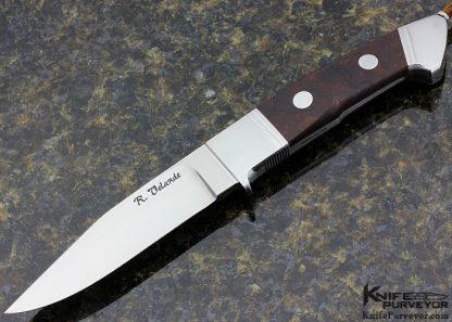 Ricardo Velarde Custom Knives Desert Ironwood Integral Hunter