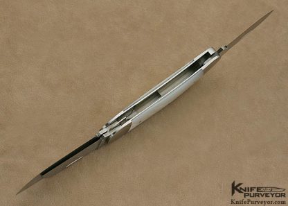 Richard Rogers Custom Knife 3 Blade Mother of Pearl Shell "Sowbelly" Slipjoint - Image 5