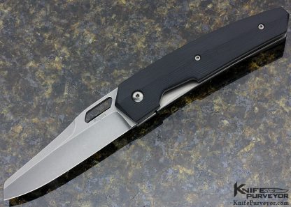 Richard Rogers Custom Knife Black G-10 Tangent Folder