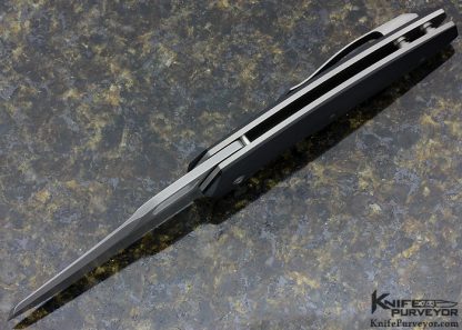 Richard Rogers Custom Knife Black G-10 Tangent Folder - Image 4