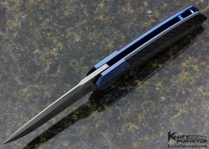 Richard Rogers Custom Knife F4 Carbon Fiber Linerlock Flipper - Image 3