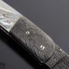 Rick Dunkerley Custom Knife Mother of Pearl and Damascus Linerlock - Image 4