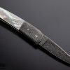 Rick Dunkerley Custom Knife Mother of Pearl and Damascus Linerlock - Image 3