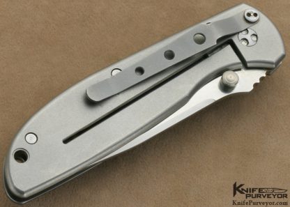 Rick Hinderer Custom Knife "Lightly Used" Carbon Fiber & Titanium Original "Flashover" Framelock - Image 3