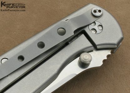 Rick Hinderer Custom Knife "Lightly Used" Carbon Fiber & Titanium Original "Flashover" Framelock - Image 4