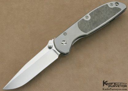 Rick Hinderer Custom Knife "Lightly Used" Carbon Fiber & Titanium Original "Flashover" Framelock