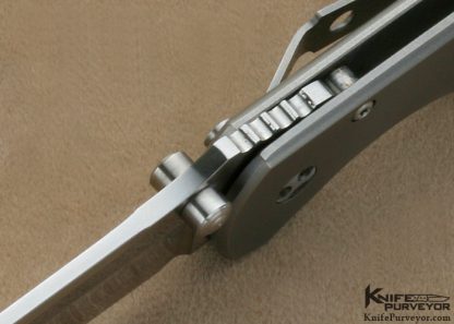 Rick Hinderer Custom Knife "Lightly Used" Carbon Fiber & Titanium Original "Flashover" Framelock - Image 6