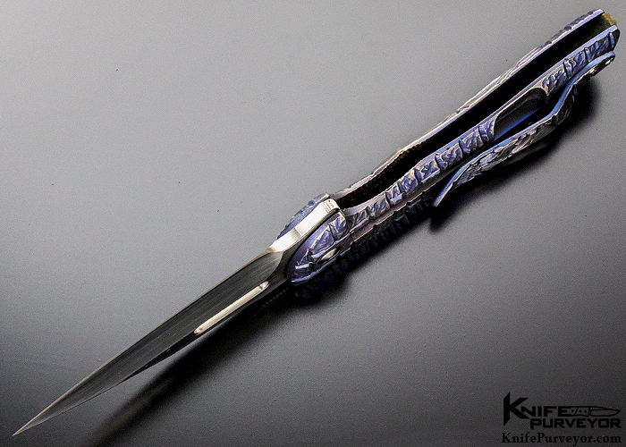 Rick Lala Custom Knife Skull #017 "Sentry" Frame Lock Flipper - Image 7