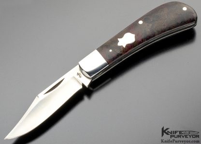 Rick Menefee Custom Knife with Rag Micarta Lanny's Clip