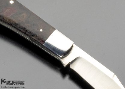 Rick Menefee Custom Knife with Rag Micarta Lanny's Clip - Image 4