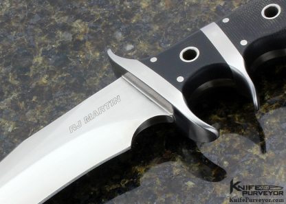RJ Martin Custom Knife #14 Canvas Micarta "Vanguard" Subhilt Fighter - Image 2