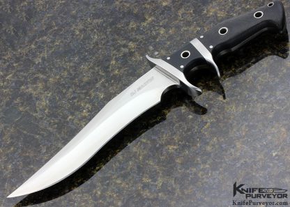 RJ Martin Custom Knife #14 Canvas Micarta "Vanguard" Subhilt Fighter