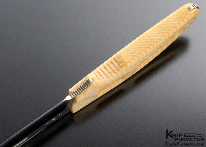 Rockstead Custom Knife KEI 028 Micarta Fixed Blade with Leather