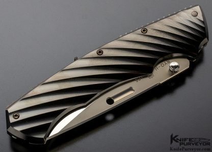 Rockstead Custom Knife "RYO" Titanium Button Lock - Image 5