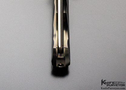 Rockstead Custom Knife "RYO" Titanium Button Lock - Image 8