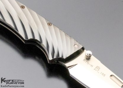 Rockstead Custom Knife "RYO" Titanium Button Lock - Image 4
