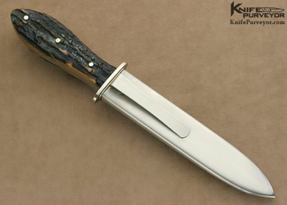 Roger Green Custom Knife Stag California Dagger - Image 6