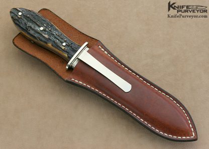 Roger Green Custom Knife Stag California Dagger - Image 5