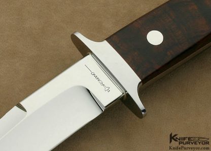 Ricardo Romano Custom Knife Desert Ironwood Chute - Image 2