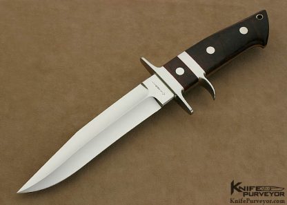 Ricardo Romano Custom Knife Desert Ironwood Junior Bear Subhilt Fighter 13694
