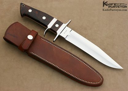 Ricardo Romano Custom Knife Desert Ironwood Junior Bear Subhilt Fighter - Image 4
