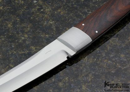 Ron Gaston Custom Knife Ironwood Tanto - Image 2