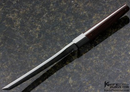 Ron Gaston Custom Knife Ironwood Tanto - Image 4