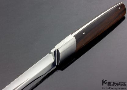 Ron Gaston Custom Knife Desert Ironwood Tanto - Image 6