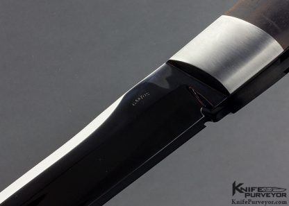 Ron Gaston Custom Knife Desert Ironwood Tanto - Image 7