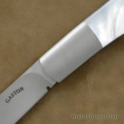 Ron Gaston Custom Knife Mother of Pearl Slipjoint - Image 2