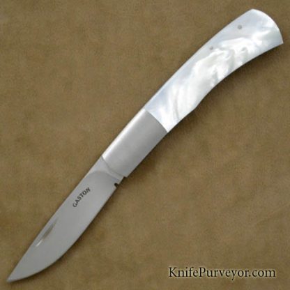 Ron Gaston Custom Knife Mother of Pearl Slipjoint