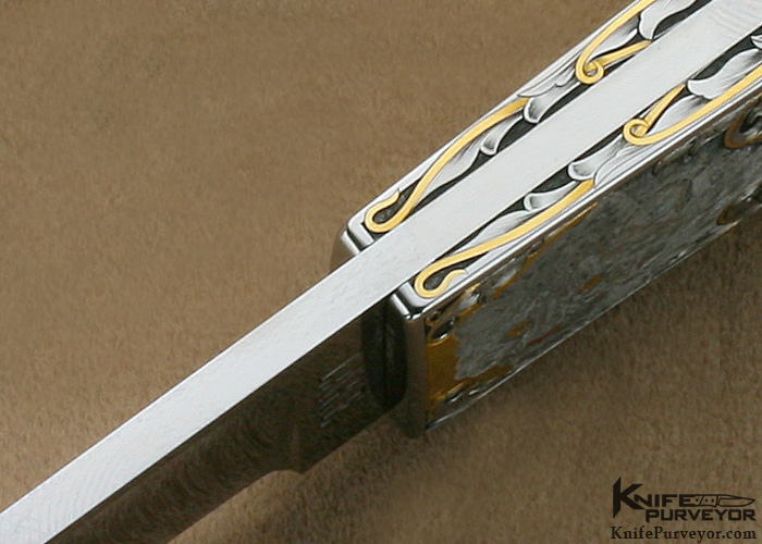 Ron Lake Custom Knife Presentation Grade Big Horn Sheep Horn Sierra Engraved by Ray Cover Jr. - Image 8