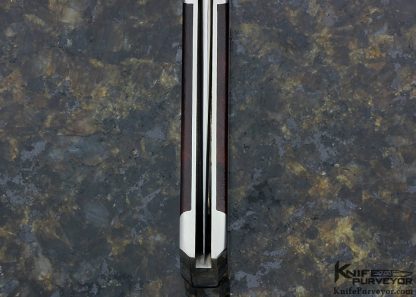 Ron Richard Custom Knife Cocobolo Button Lock Folding Fighter - Image 6