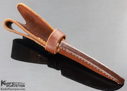 Ruffin Johnson Custom Knife Amber and Snakewood Model 6 Lockback - Image 8