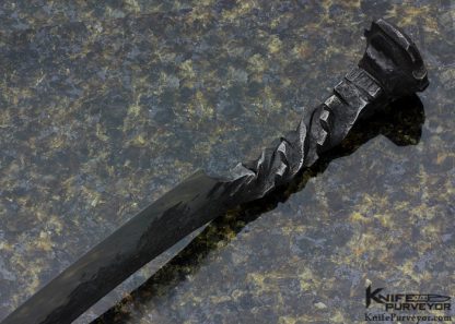 Ryu Lim Custom Knife "Razor" Railroad Spike - Image 4