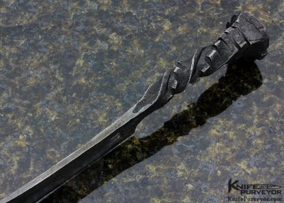 Ryu Lim Custom Knife "Razor" Railroad Spike - Image 5